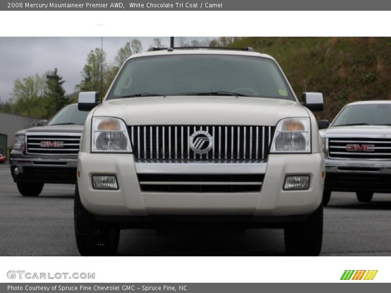 White Chocolate Tri Coat / Camel 2008 Mercury Mountaineer Premier AWD