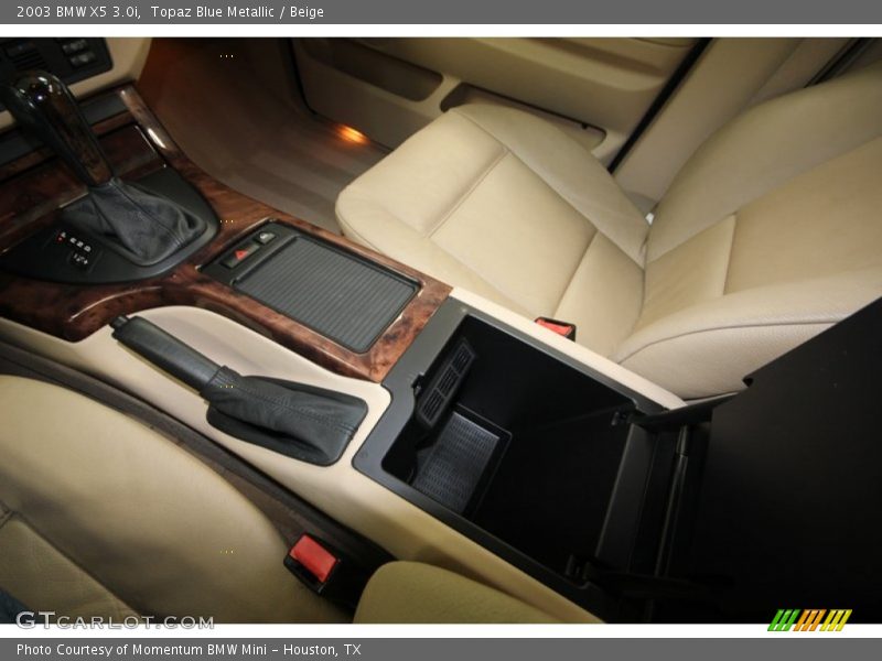 Topaz Blue Metallic / Beige 2003 BMW X5 3.0i