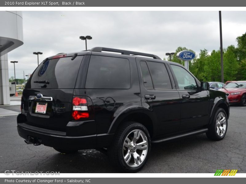 Black / Black 2010 Ford Explorer XLT Sport