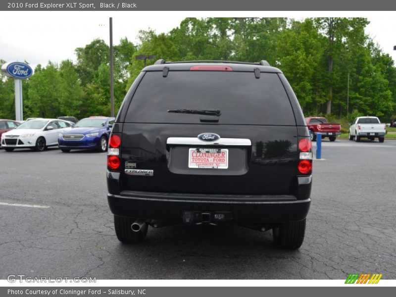 Black / Black 2010 Ford Explorer XLT Sport
