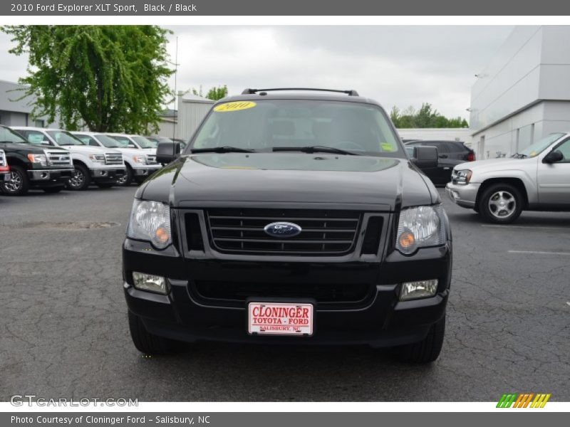 Black / Black 2010 Ford Explorer XLT Sport