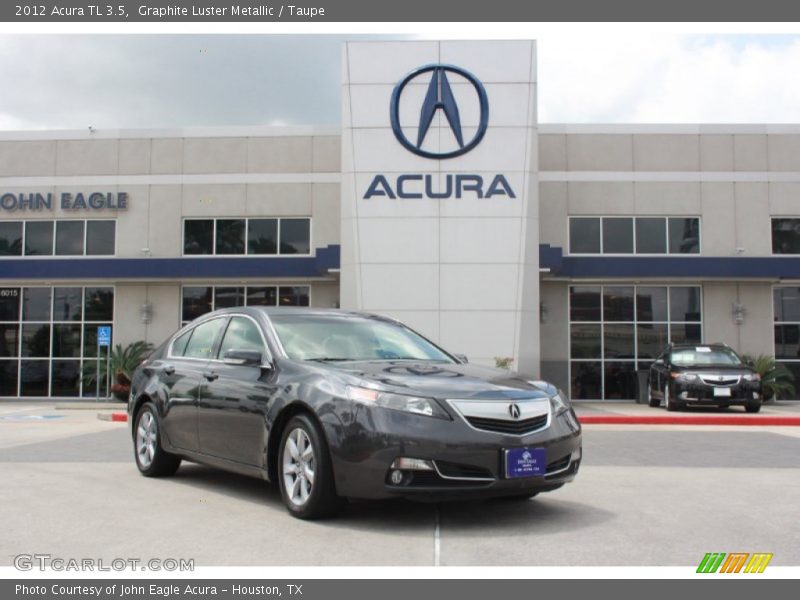 Graphite Luster Metallic / Taupe 2012 Acura TL 3.5