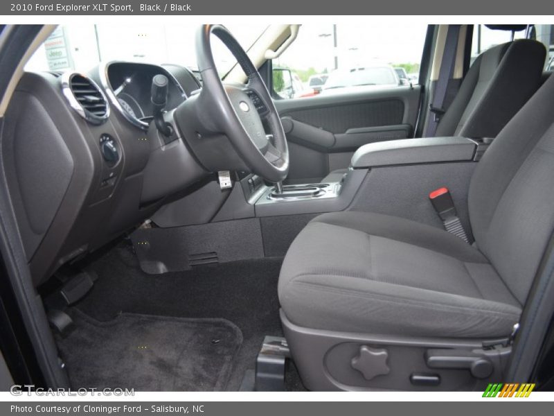 Black / Black 2010 Ford Explorer XLT Sport