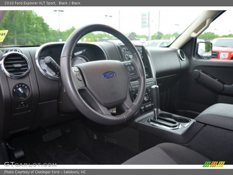 Black / Black 2010 Ford Explorer XLT Sport