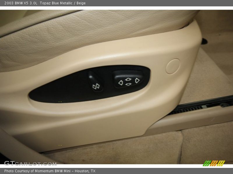 Topaz Blue Metallic / Beige 2003 BMW X5 3.0i