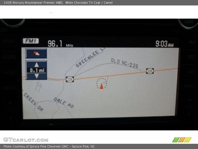 Navigation of 2008 Mountaineer Premier AWD