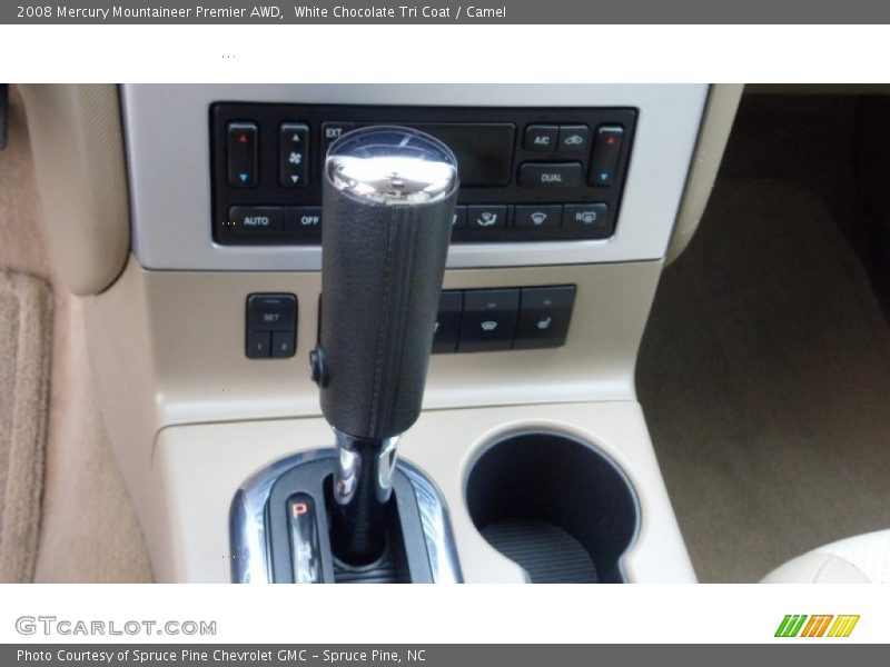 White Chocolate Tri Coat / Camel 2008 Mercury Mountaineer Premier AWD