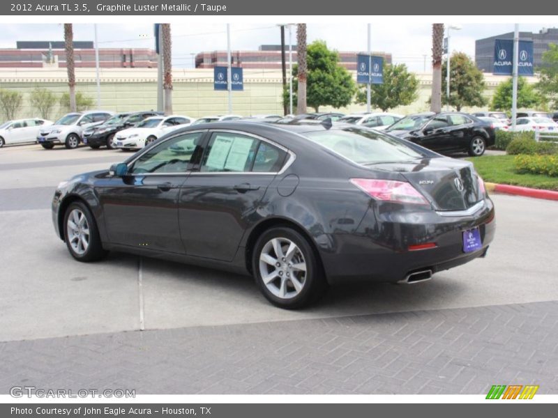 Graphite Luster Metallic / Taupe 2012 Acura TL 3.5