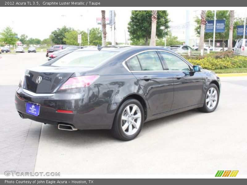 Graphite Luster Metallic / Taupe 2012 Acura TL 3.5