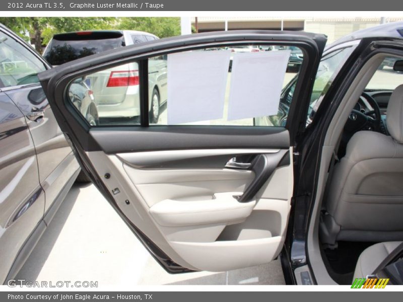 Graphite Luster Metallic / Taupe 2012 Acura TL 3.5