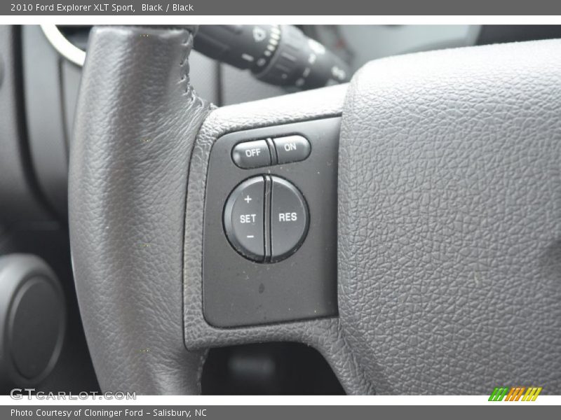 Controls of 2010 Explorer XLT Sport