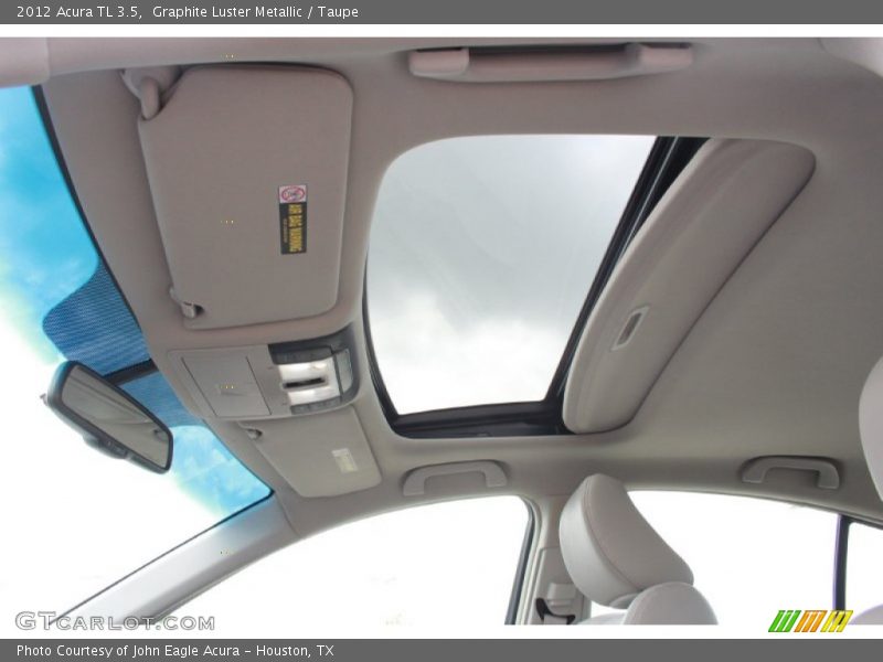 Graphite Luster Metallic / Taupe 2012 Acura TL 3.5