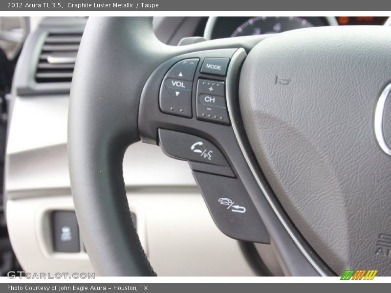 Graphite Luster Metallic / Taupe 2012 Acura TL 3.5