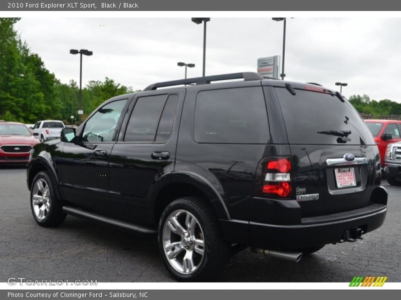 Black / Black 2010 Ford Explorer XLT Sport