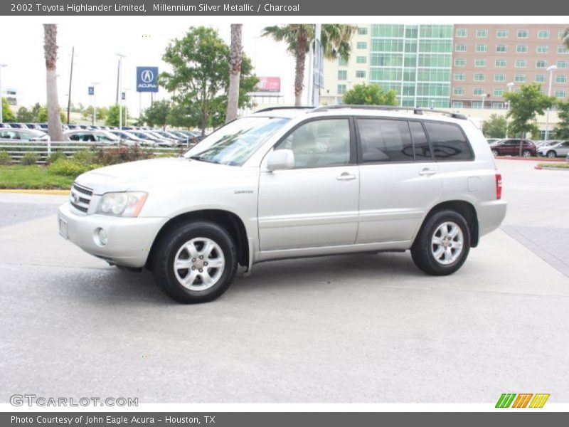 Millennium Silver Metallic / Charcoal 2002 Toyota Highlander Limited
