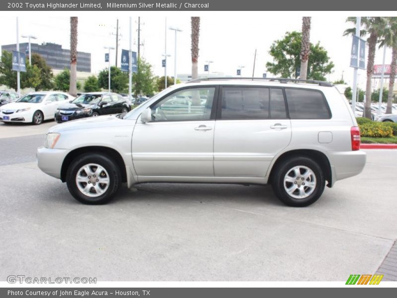 Millennium Silver Metallic / Charcoal 2002 Toyota Highlander Limited