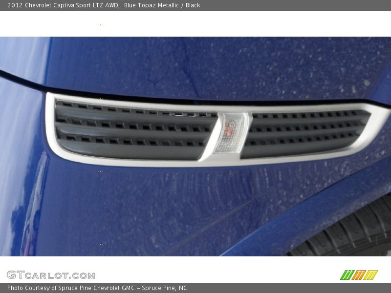 Blue Topaz Metallic / Black 2012 Chevrolet Captiva Sport LTZ AWD