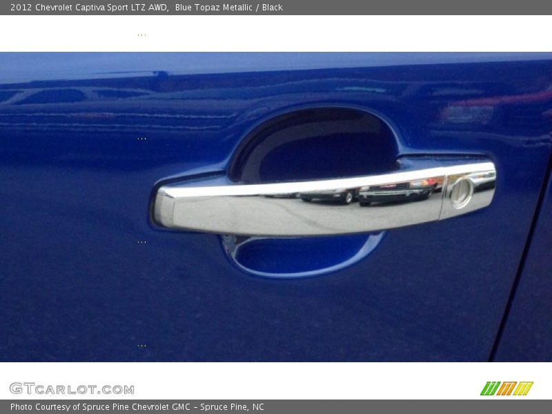 Blue Topaz Metallic / Black 2012 Chevrolet Captiva Sport LTZ AWD