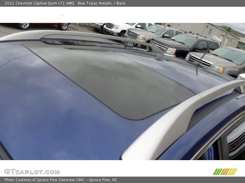 Blue Topaz Metallic / Black 2012 Chevrolet Captiva Sport LTZ AWD