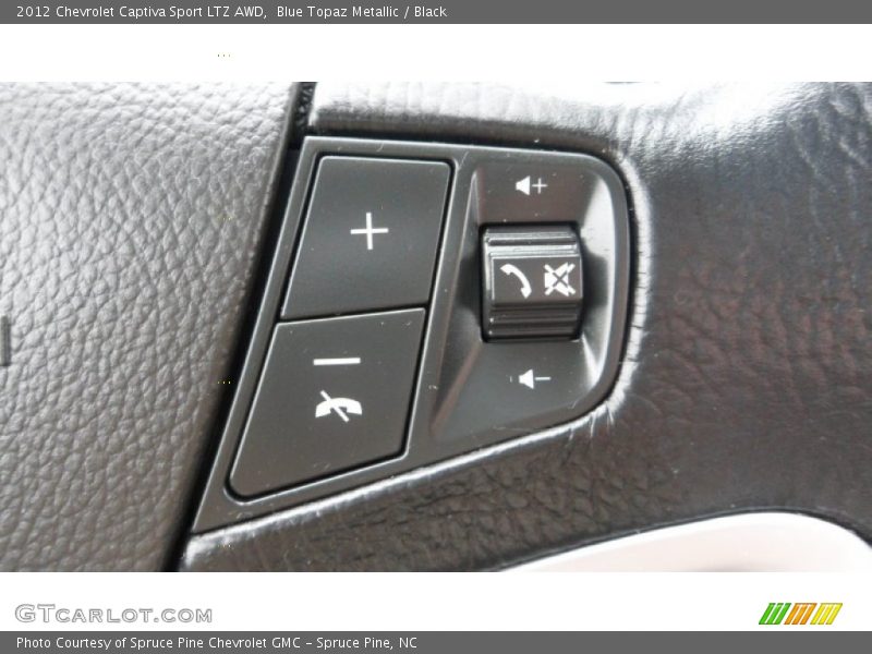 Blue Topaz Metallic / Black 2012 Chevrolet Captiva Sport LTZ AWD
