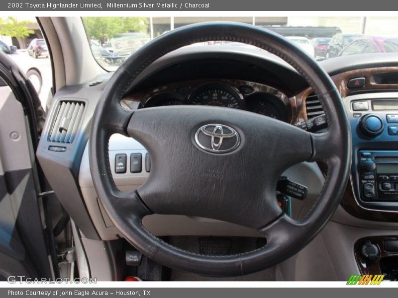 Millennium Silver Metallic / Charcoal 2002 Toyota Highlander Limited