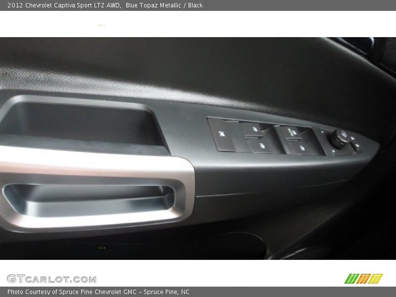 Blue Topaz Metallic / Black 2012 Chevrolet Captiva Sport LTZ AWD