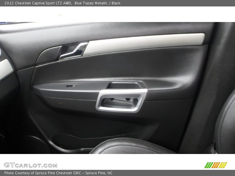 Blue Topaz Metallic / Black 2012 Chevrolet Captiva Sport LTZ AWD