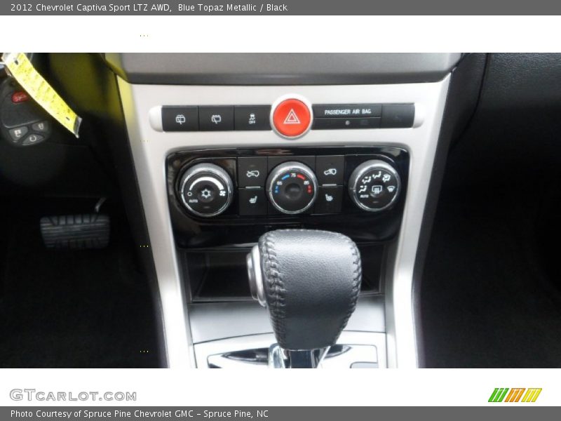 Blue Topaz Metallic / Black 2012 Chevrolet Captiva Sport LTZ AWD