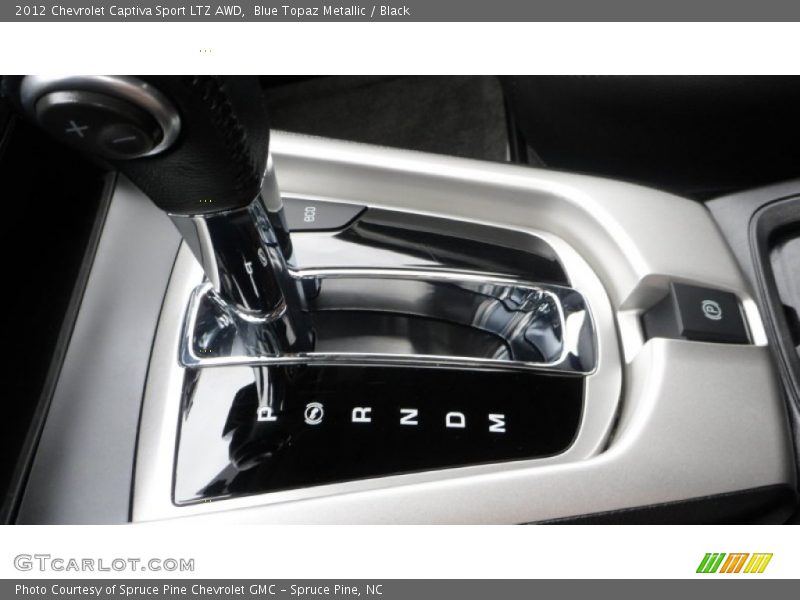 Blue Topaz Metallic / Black 2012 Chevrolet Captiva Sport LTZ AWD