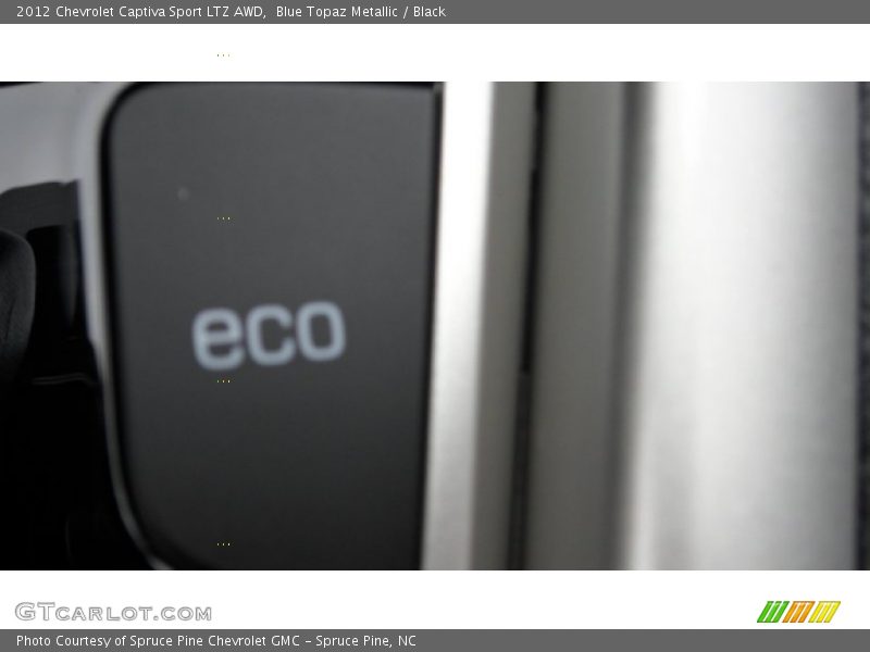 Blue Topaz Metallic / Black 2012 Chevrolet Captiva Sport LTZ AWD