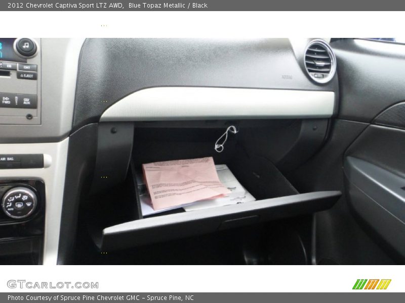 Blue Topaz Metallic / Black 2012 Chevrolet Captiva Sport LTZ AWD