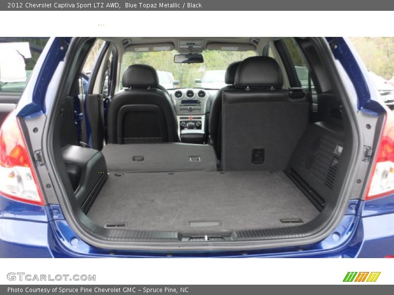 Blue Topaz Metallic / Black 2012 Chevrolet Captiva Sport LTZ AWD