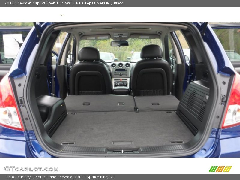 Blue Topaz Metallic / Black 2012 Chevrolet Captiva Sport LTZ AWD