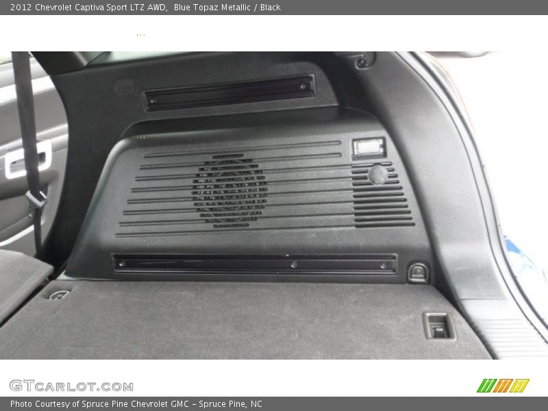 Blue Topaz Metallic / Black 2012 Chevrolet Captiva Sport LTZ AWD