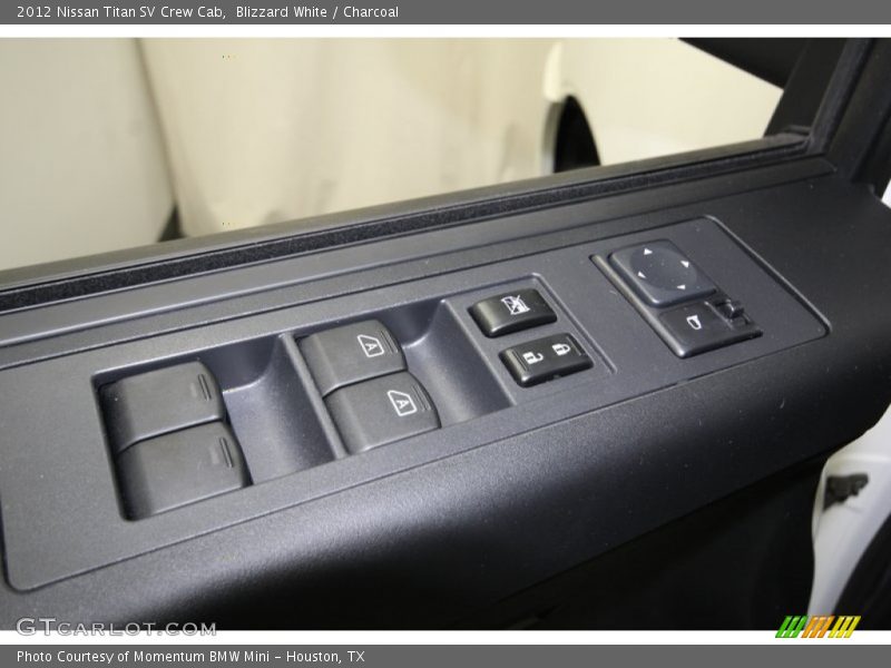 Blizzard White / Charcoal 2012 Nissan Titan SV Crew Cab