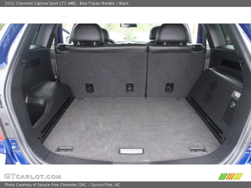 Blue Topaz Metallic / Black 2012 Chevrolet Captiva Sport LTZ AWD