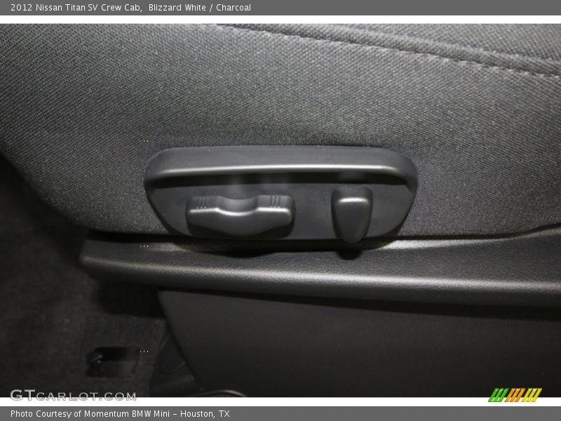 Blizzard White / Charcoal 2012 Nissan Titan SV Crew Cab