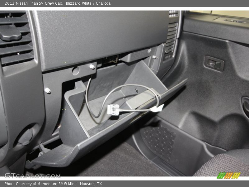 Blizzard White / Charcoal 2012 Nissan Titan SV Crew Cab
