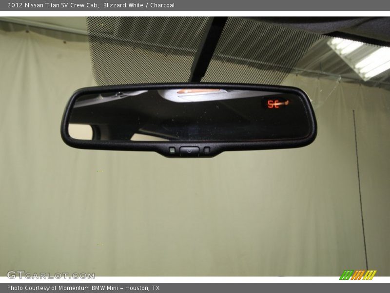 Blizzard White / Charcoal 2012 Nissan Titan SV Crew Cab