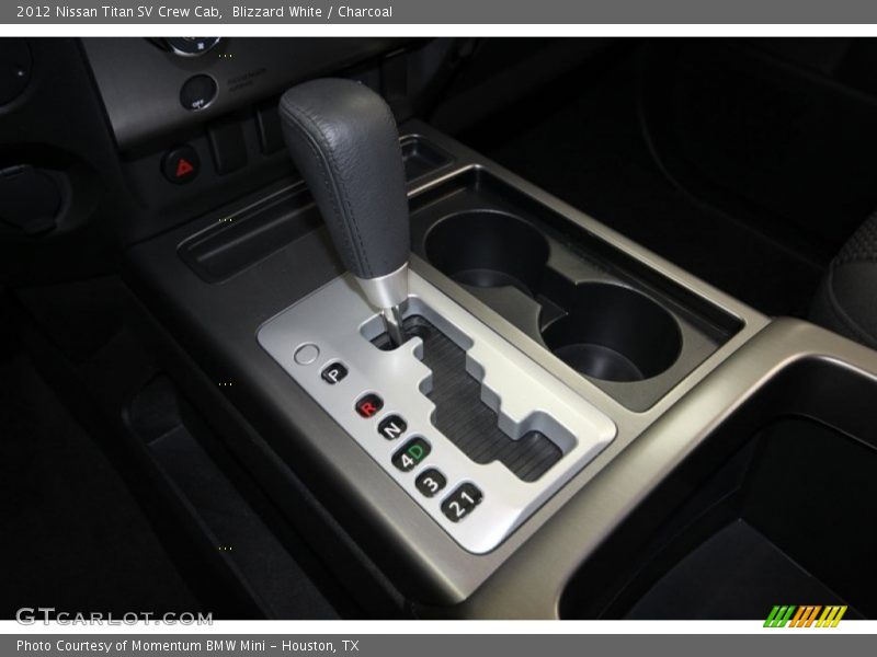 Blizzard White / Charcoal 2012 Nissan Titan SV Crew Cab