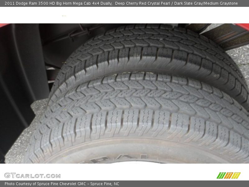 Deep Cherry Red Crystal Pearl / Dark Slate Gray/Medium Graystone 2011 Dodge Ram 3500 HD Big Horn Mega Cab 4x4 Dually