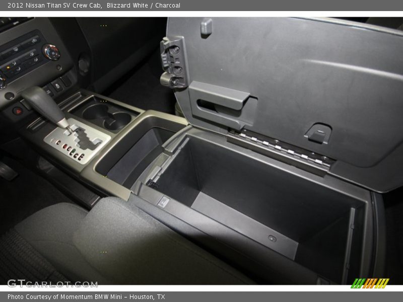Blizzard White / Charcoal 2012 Nissan Titan SV Crew Cab