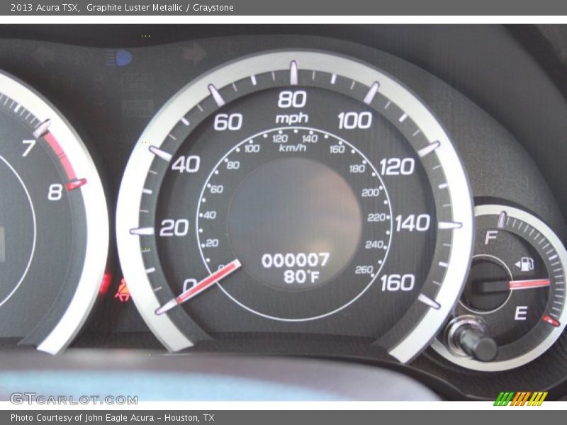 Graphite Luster Metallic / Graystone 2013 Acura TSX