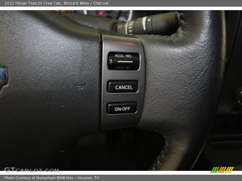 Blizzard White / Charcoal 2012 Nissan Titan SV Crew Cab