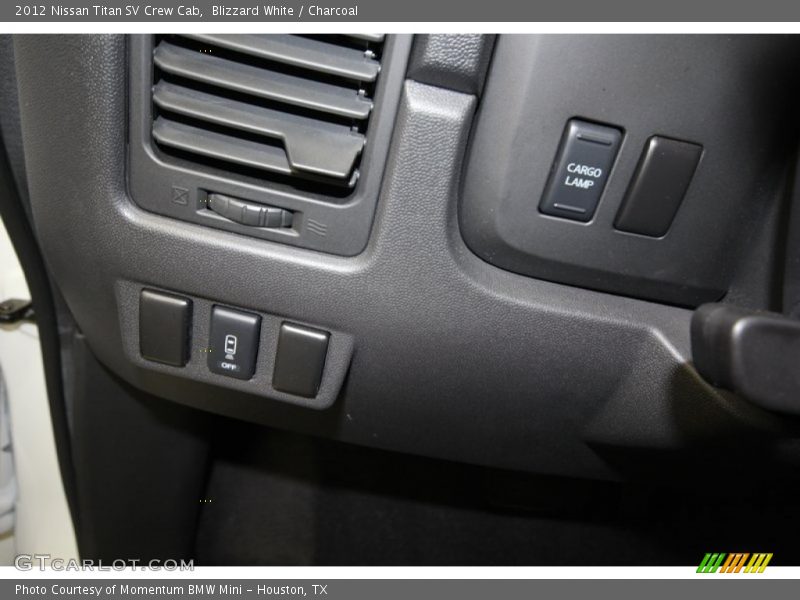 Blizzard White / Charcoal 2012 Nissan Titan SV Crew Cab
