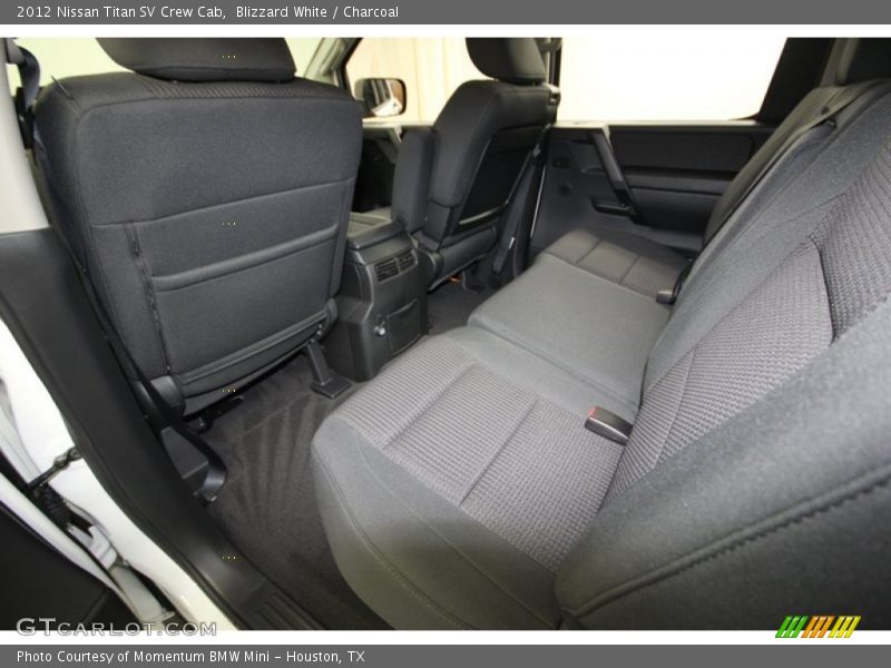 Blizzard White / Charcoal 2012 Nissan Titan SV Crew Cab