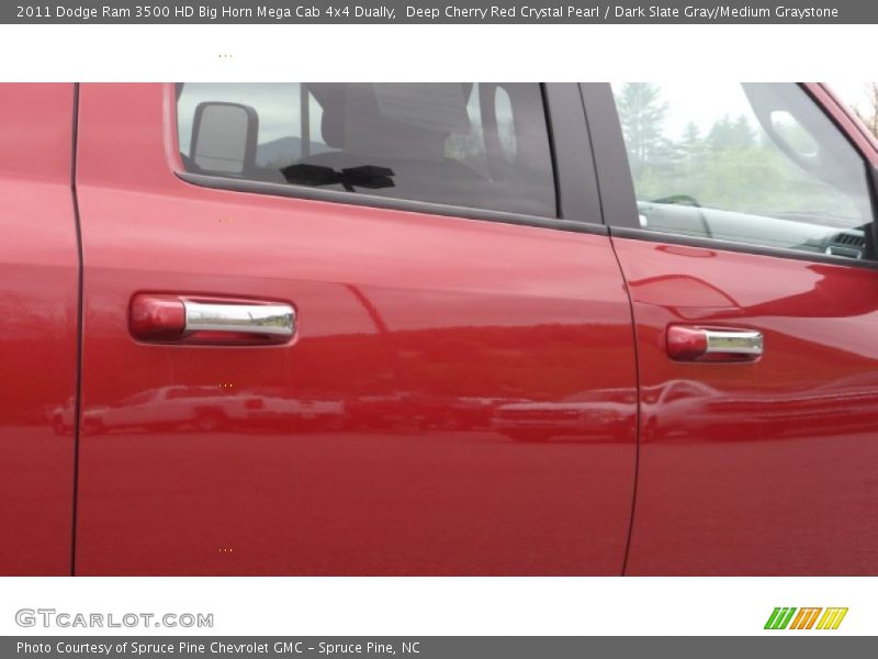 Deep Cherry Red Crystal Pearl / Dark Slate Gray/Medium Graystone 2011 Dodge Ram 3500 HD Big Horn Mega Cab 4x4 Dually