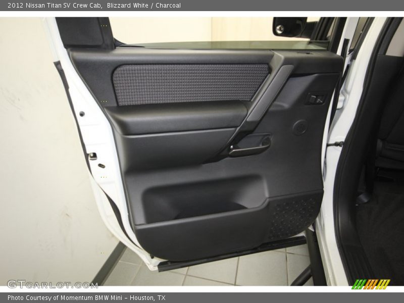 Blizzard White / Charcoal 2012 Nissan Titan SV Crew Cab