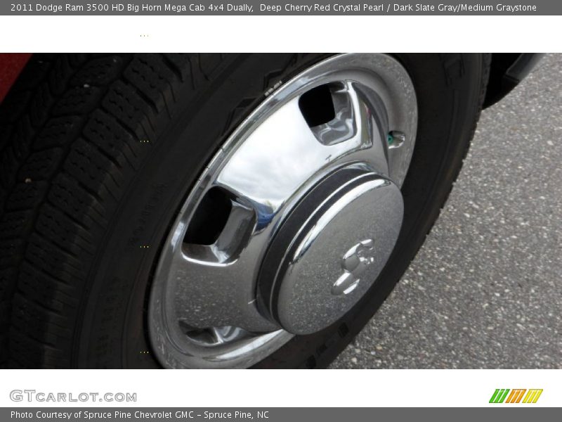 Deep Cherry Red Crystal Pearl / Dark Slate Gray/Medium Graystone 2011 Dodge Ram 3500 HD Big Horn Mega Cab 4x4 Dually