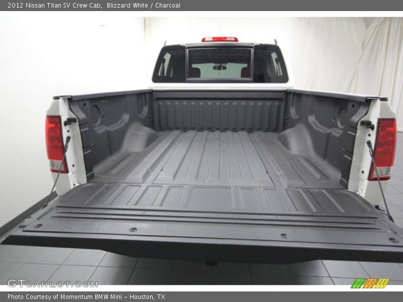 Blizzard White / Charcoal 2012 Nissan Titan SV Crew Cab